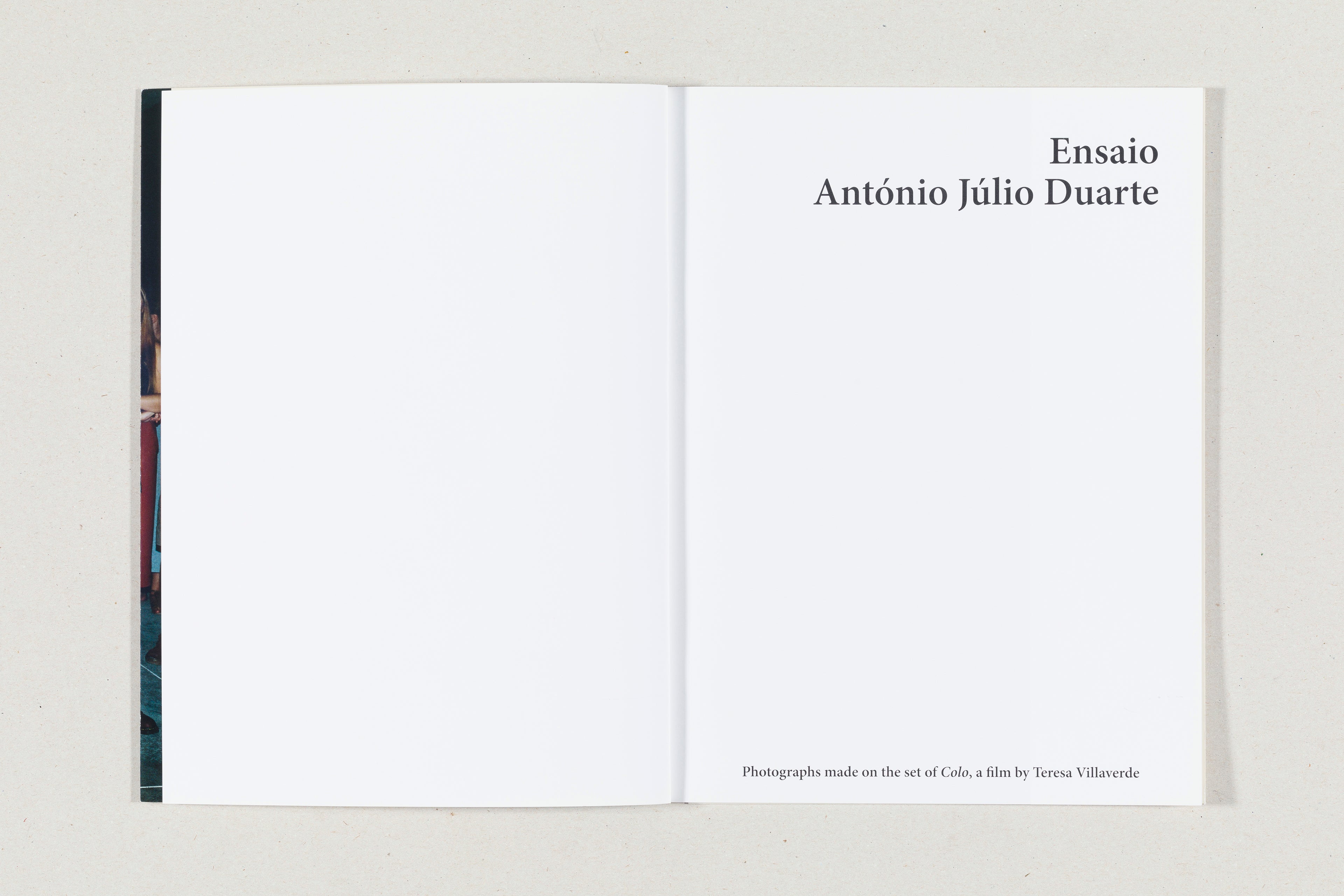 ENSAIO<br>António Júlio Duarte