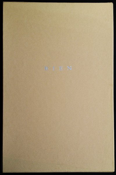 RIEN by André Cepeda SPECIAL EDITION W/ 4 Prints