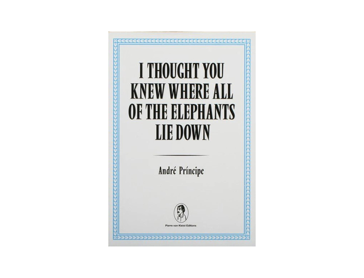 I Thought You Knew Where All of the Elephants Lie Down by André Príncipe
