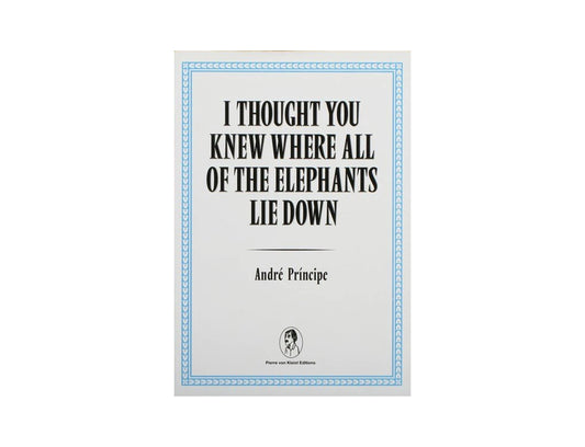 I Thought You Knew Where All of the Elephants Lie Down by André Príncipe