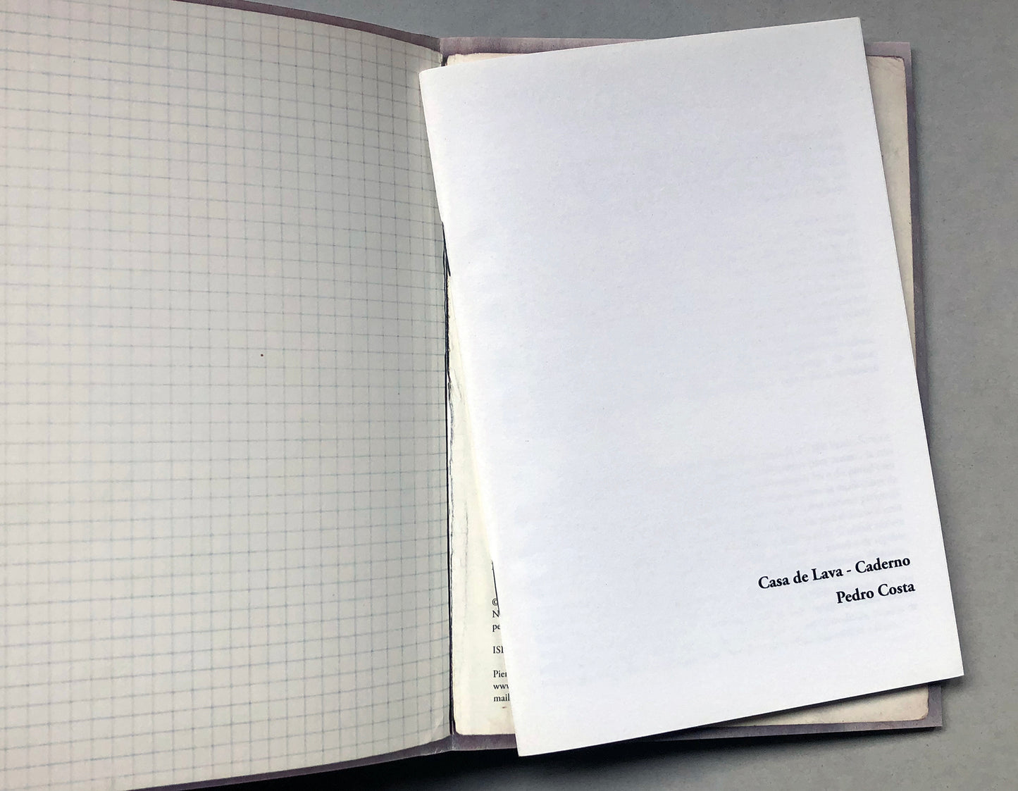 Casa de Lava - Caderno by Pedro Costa